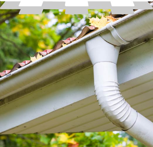 Clogged gutter needing repair and cleaning in San Jose, CA - New Concept Roofing Inc.